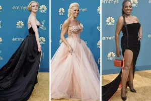 High fashion: Old Hollywood glam, goddess gowns and luxe brands take over  Emmy carpet - The Economic Times