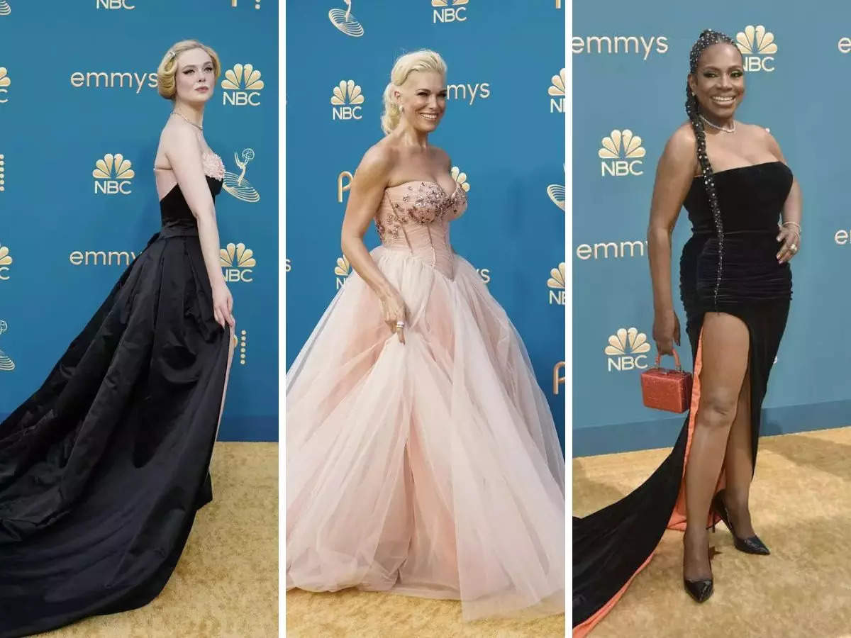 High fashion: Old Hollywood glam, goddess gowns and luxe brands take over Emmy carpet - The Economic Times